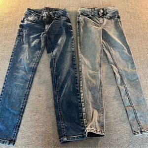 Justice Kids' Blue and Gray Jeans Set